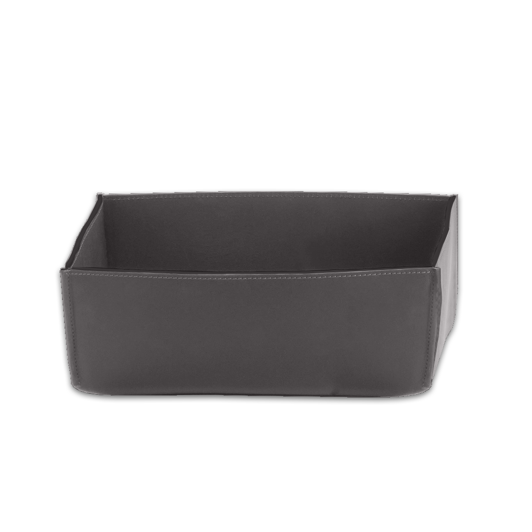 Коробка универсальная, натуральная кожа DECOR WALTHER (NAPPA UTB) 0938593   10 X 25 X 17,5 см, цвет дымчато-серый (SMOKE GREY)
