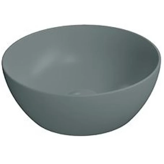 Раковина-чаша накладная круглая GSI PURA 885404 320 мм х 320 мм, без отверстия под смеситель, цвет Agave Matte