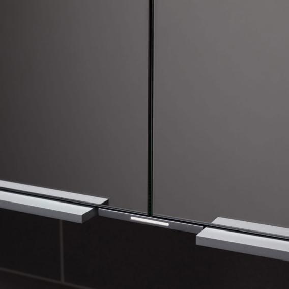 Зеркальный шкаф с подсветкой KEUCO Royal Match 12811 171301 для встраиваемого монтажа, серебристый анодированный