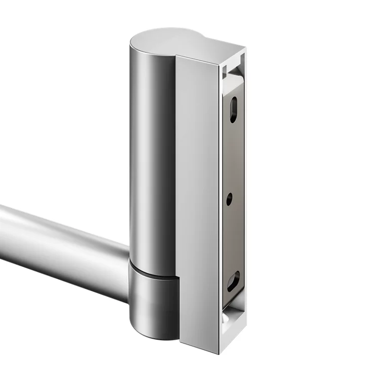 Зеркало косметическое двустороннее настенное KEUCO PLAN 17649 170002 без подсветки, алюминий серебристый анодированный