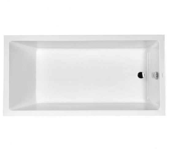 Акриловая ванна Duravit Starck 700050000000000 1800 х 900 c однм наклоном для спины, с переливом, встраиваемая версия или версия с панелями, белая