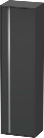 Шкаф высокий Duravit Ketho KT1265R4949 правый, с полками, графит матовый 
