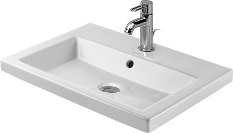 Раковина встраиваемая сверху  Duravit 2nd floor 0347600000 60х43 см
