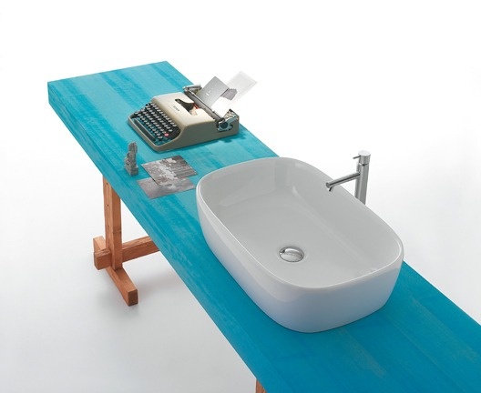 Раковина накладная GLOBO GENESIS GE045BI 600 мм х 400 мм х 150 мм, без отверстия под смеситель, без перелива, белый глянцевый