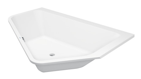 Акриловая ванна Duravit Paiova 700393000000000 1900 х 1400 c двумя разными наклонами спинки, встраиваемая, угловая, белая