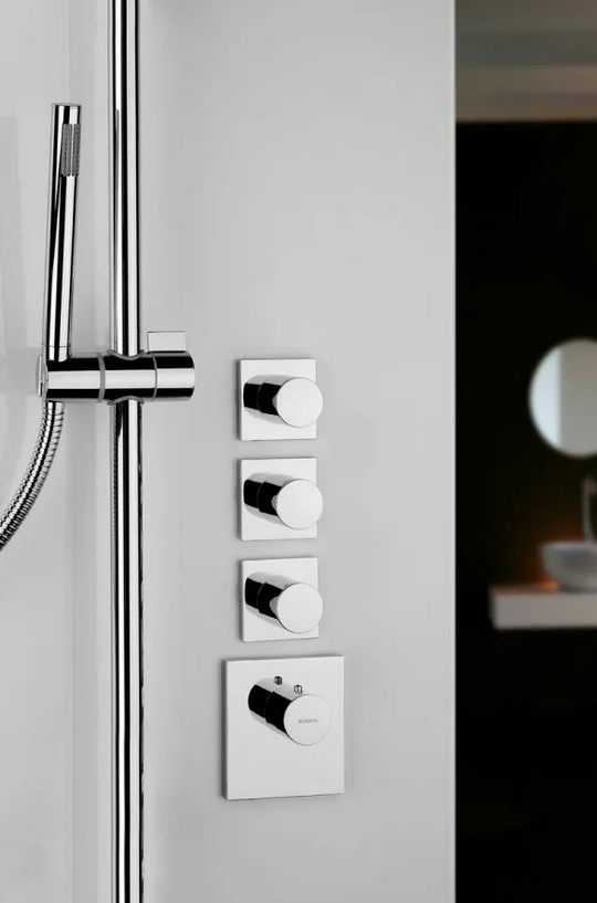 Наружняя часть термостата BOSSINI OUTLETS Z031205.021 с отдельными панелями, золото