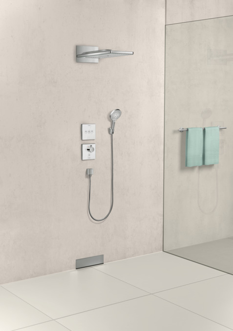 Шланговое подсоединение Hansgrohe Fixfit Square 26455000 с клапаном обратного тока хром