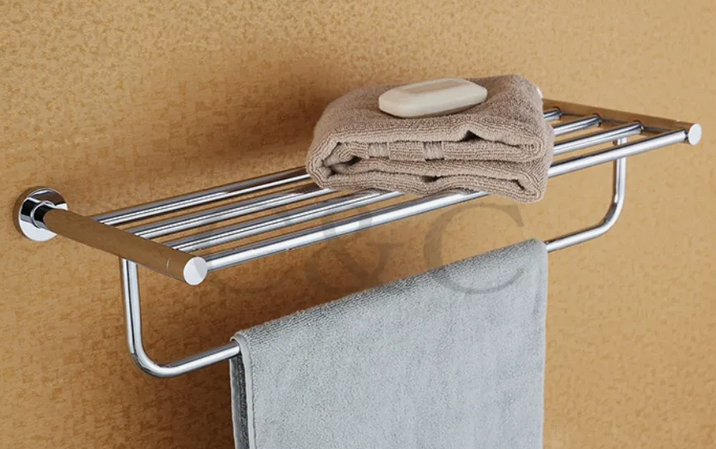 Полка для полотенец с держателем HANSGROHE LOGIS UNIVERSAL 41720000 цвет Хром