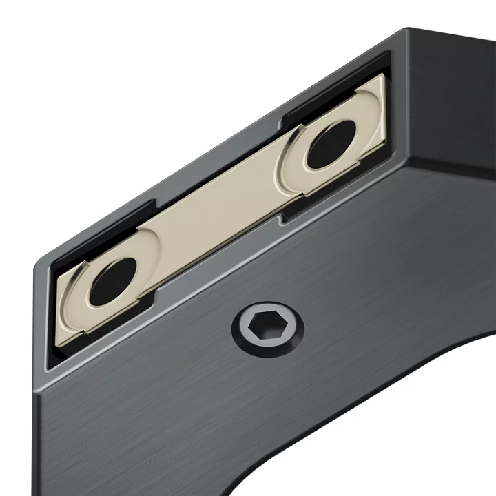 Крючок двойной для полотенца KEUCO EDITION 11 11115 130000 Чёрный шлифованный хром