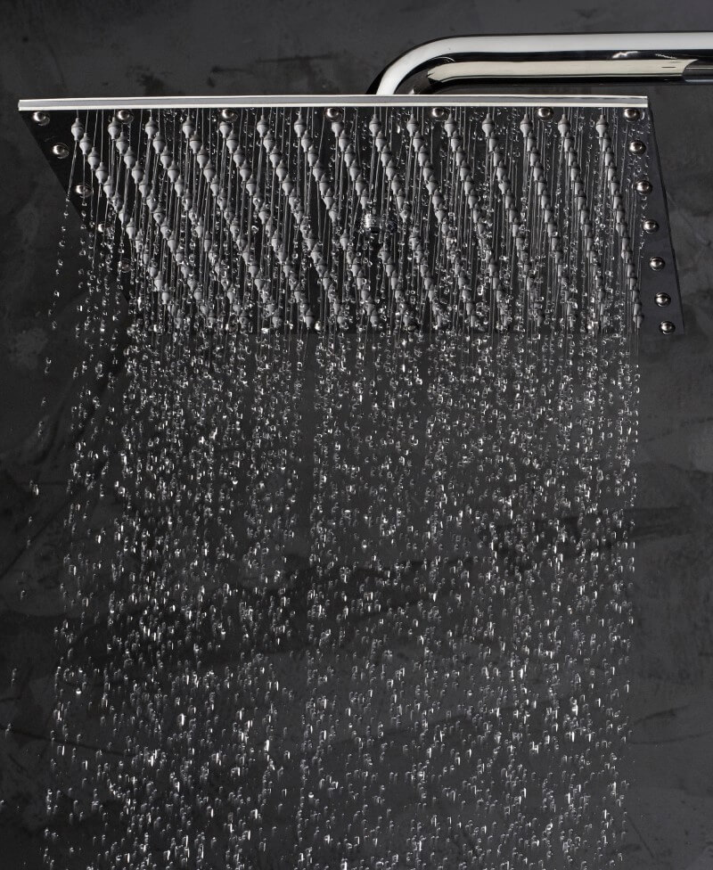 Верхний душ Bossini Paris Cube H77604I Хром c кронштейном