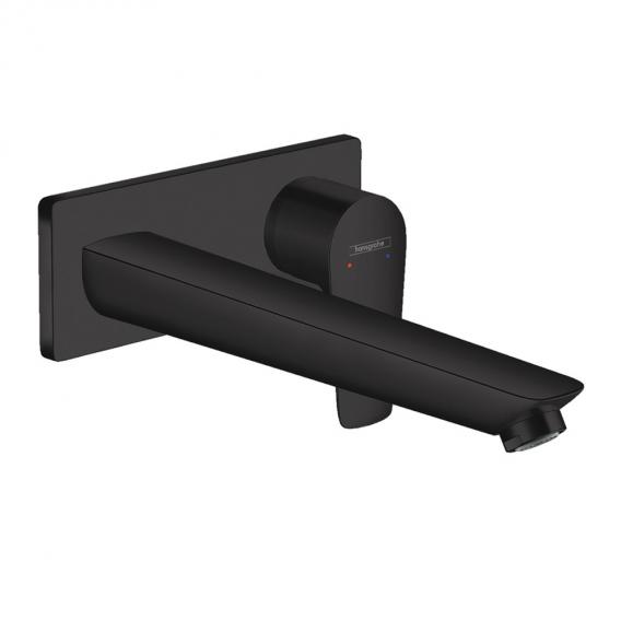 Смеситель для раковины однорычажный Hansgrohe Talis E 71734670 чёрный матовый