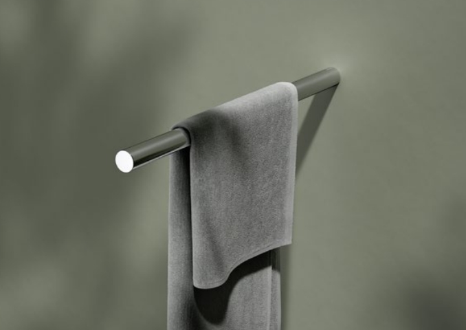 Полотенцедержатель одинарный неповоротный KEUCO COLLECTION REVA 12820 010000 450 мм, хром