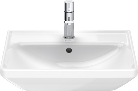 Раковина подвесная Duravit D-Neo 2366550000 550 мм х 440 мм, с переливом, с отверстием под смеситель, белая