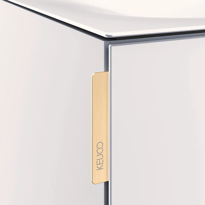 Ручка для мебели KEUCO Edition 11 ART 49041 250002 80 мм х 12 мм, цвет Латунь шлифованная