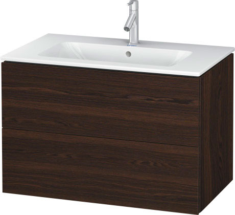 Тумба подвесная под раковину Duravit L-Cube LC 6241 6969 орех брашированный