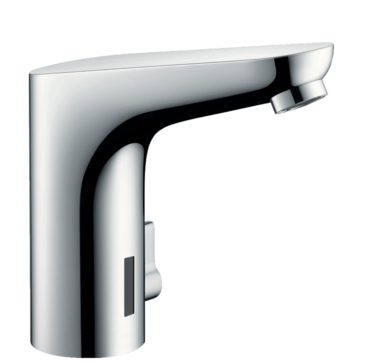 Электронный смеситель для раковины с регулировкой температуры HANSGROHE Focus 31171000 с донным клапаном, цвет Хром