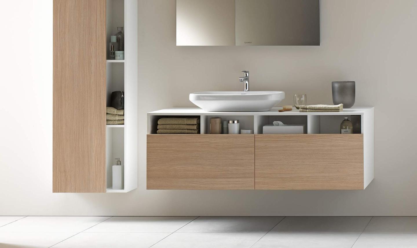 Тумба подвесная под консоль Duravit DuraStyle DS 6785 L 18 белый матовый