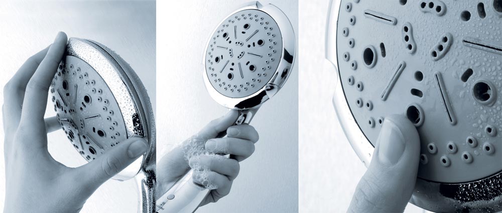 Лейка для душа Bossini Ocean 4 режима B00102 Хром