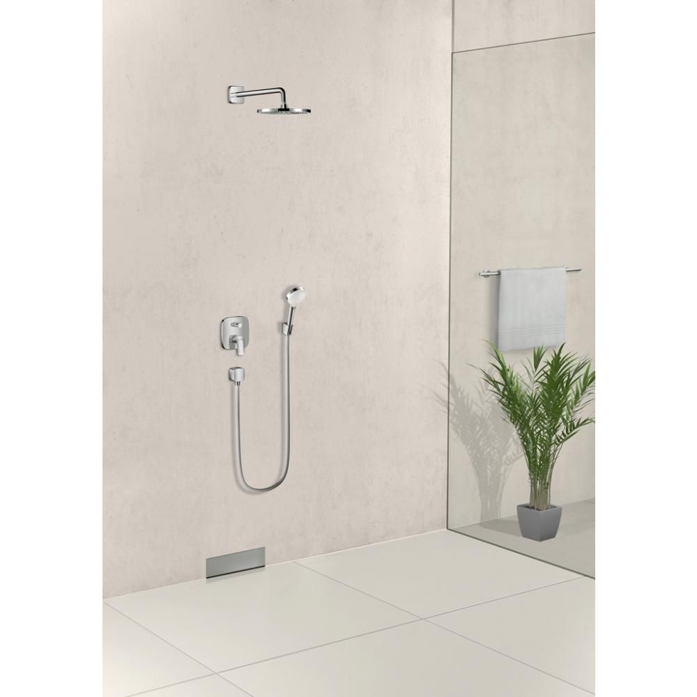 Верхний душ без держателя Hansgrohe Crometta S 240 1jet 26723670 цвет Чёрный матовый