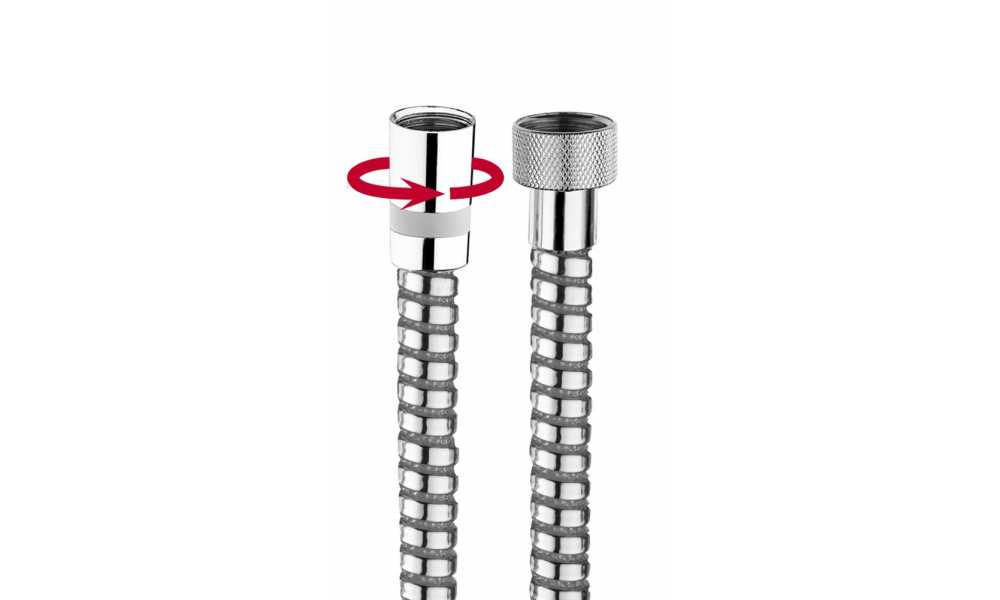 Шланг для душа Bossini Stretch-flex A00100 125 см, Хром