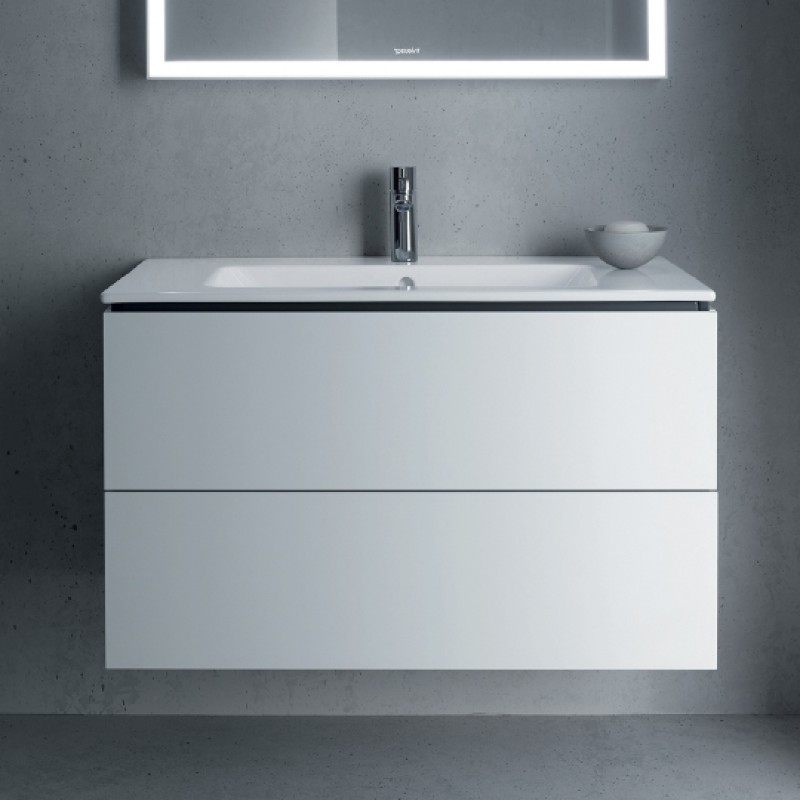 Тумба подвесная под раковину Duravit L-Cube LC624102222 белый глянцевый
