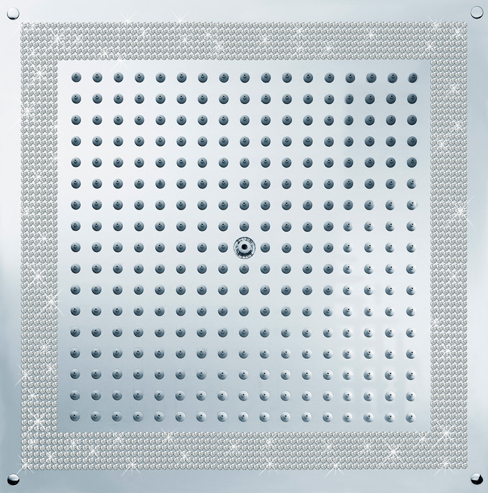 Верхний душ для подвесного потолка BOSSINI DREAM CUBE H38459.030 470 мм х 470 мм, Хром