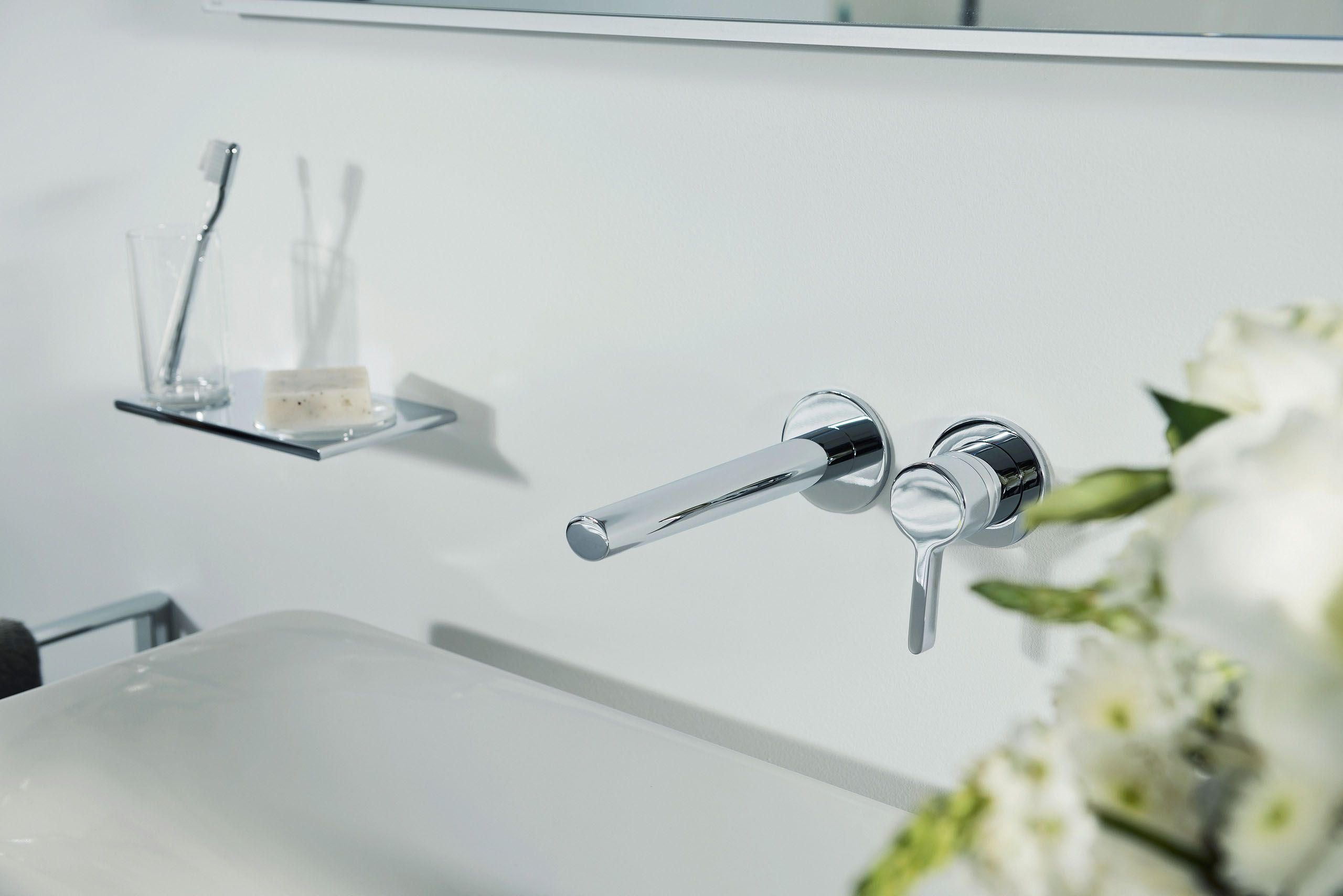 Смеситель для умывальника однорычажный KEUCO EDITION 400 51516 010201 Хром