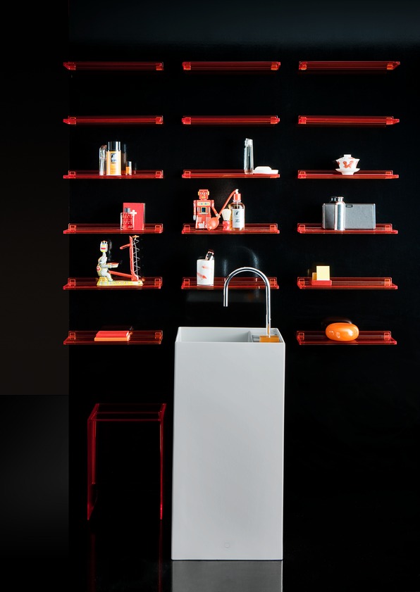 Раковина напольная Laufen  Kartell by Laufen 811331  37,5 см свободностоящая, без отверстия под смеситель