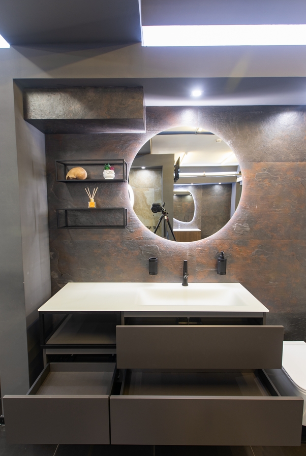 Зеркало круглое с LED-подсветкой BMT BLUES 4.0 801425090010/801999000140/801999000070  900х900х30 мм