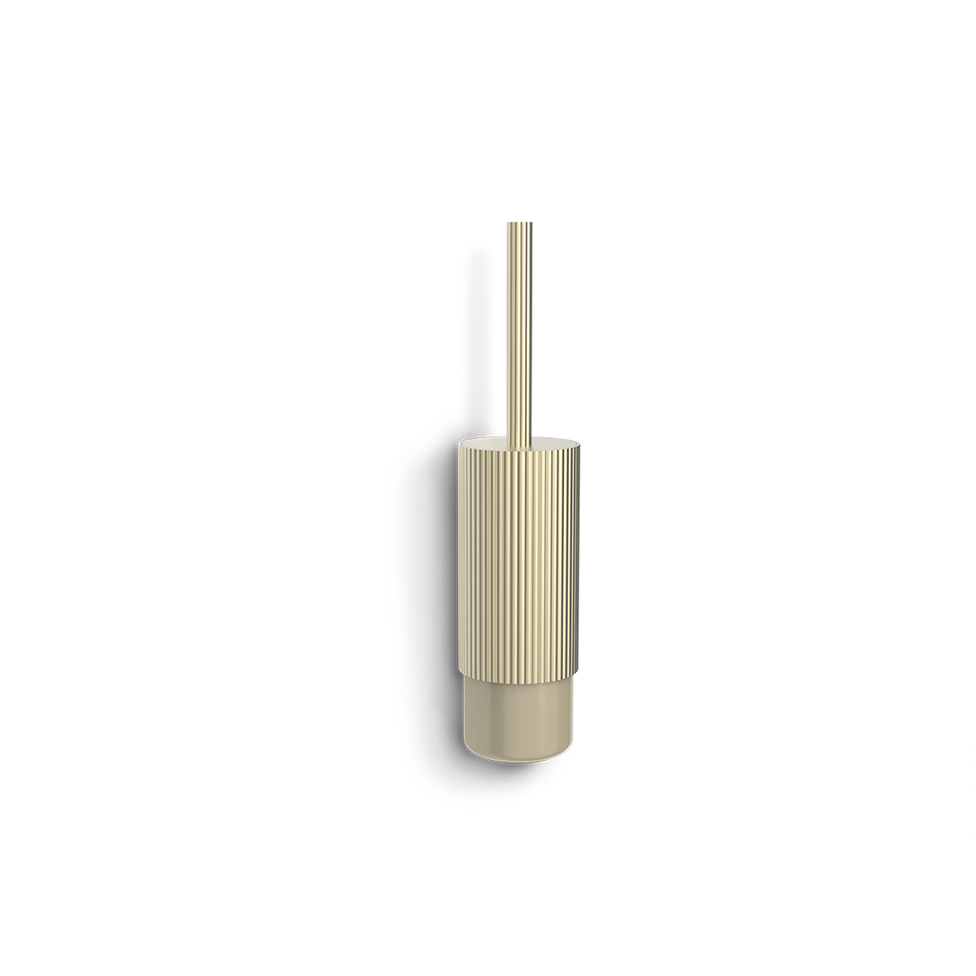 Ершик для унитаза настенный DECOR WALTHER  OF.LINE WBG   0671645   44 x 11 x 10 см, алюминий/фарфор, цвет Champagner (шампань)/Dunе (песочный матовый)