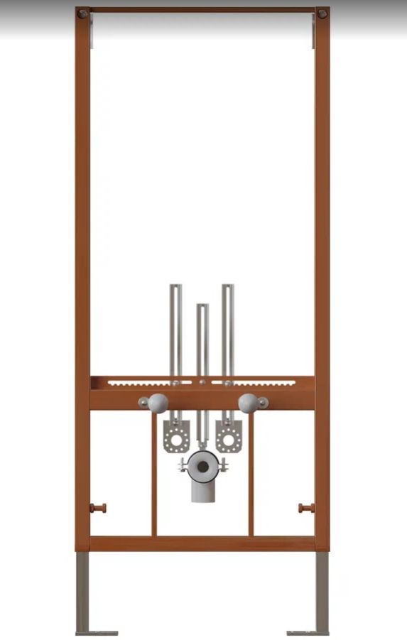 Инсталляционная система для биде ARTCERAM 700.102  1300х500 мм с креплениями, коричневая