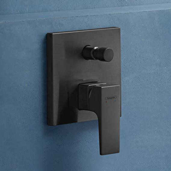 Наружная часть смесителя для ванны Hansgrohe Metropol 32545340 шлифованный чёрный хром