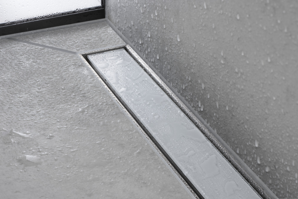 Внешняя часть линейного слива для душа HANSGROHE RainDrain Match 56036000 600 мм, c регулировкой по высоте, хром