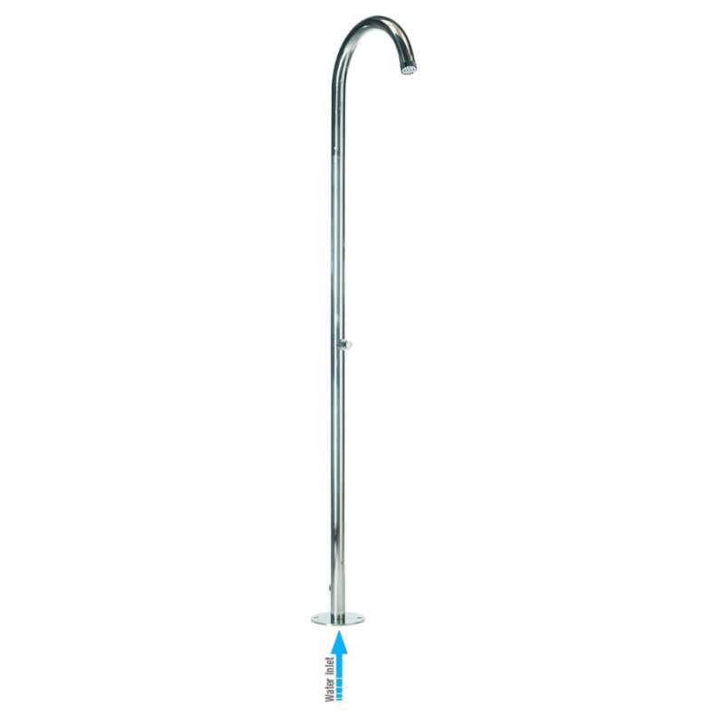Душевая колонна Bossini Outdoor/Indoor Columns Pool Floor L00826 из нержавеющей стали