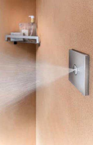 Угловая полочка для душа ALMAR Showers Accessories E300002.MS цвет Нержавеющая сталь глянцевая