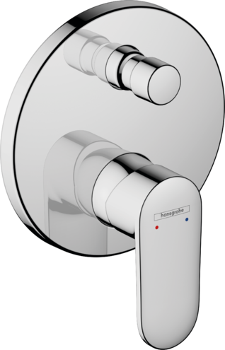 Смеситель для ванны однорычажный HANSGROHE Vernis Blend 71466000 скрытого монтажа, хром