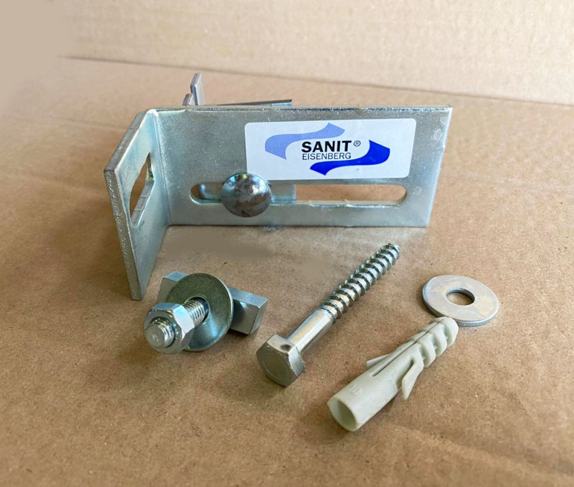 РАСПРОДАЖА Угловые крепёжные элементы Sanit 995/995N 17 224 00 Хром