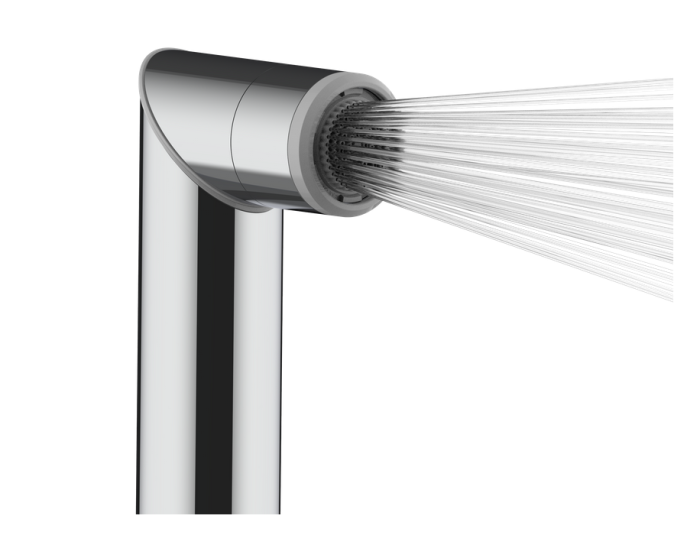 Однофункциональный ручной душ-палочка BOSSINI PLY B00950.642 Ø 30 мм, с поворачивающейся на 360° головкой, цвет Matt caffè