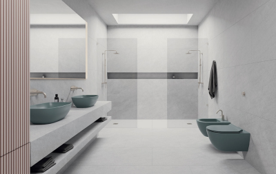 Унитаз подвесной безободковый GSI PURA 8815FR217 550 мм х 360 мм, с Swirlflush, с креплением, Cenere Matte