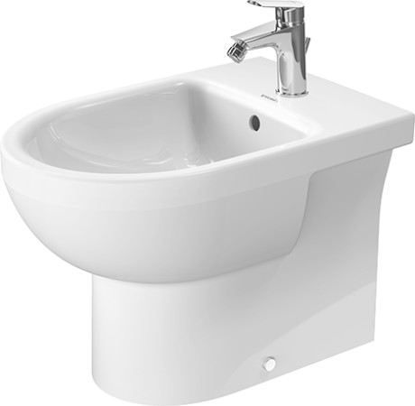 Биде пристенное DURAVIT Duravit No.1 2296100000 570 мм х 355 мм, с переливом, с отверстием под смеситель, с креплением, белое