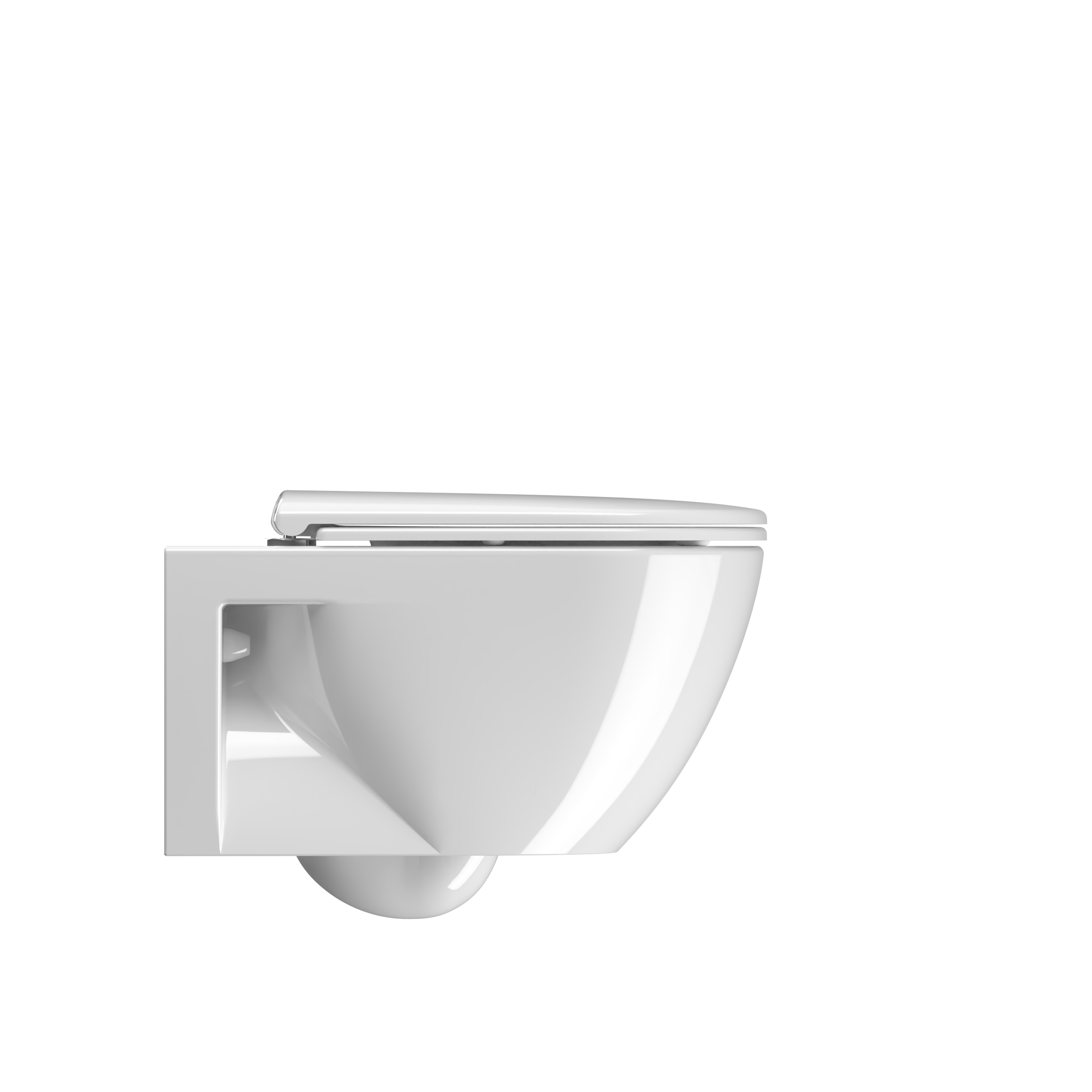 Унитаз подвесной безободковый GSI PURA ECO 880711 Swirlflush, белый глянцевый