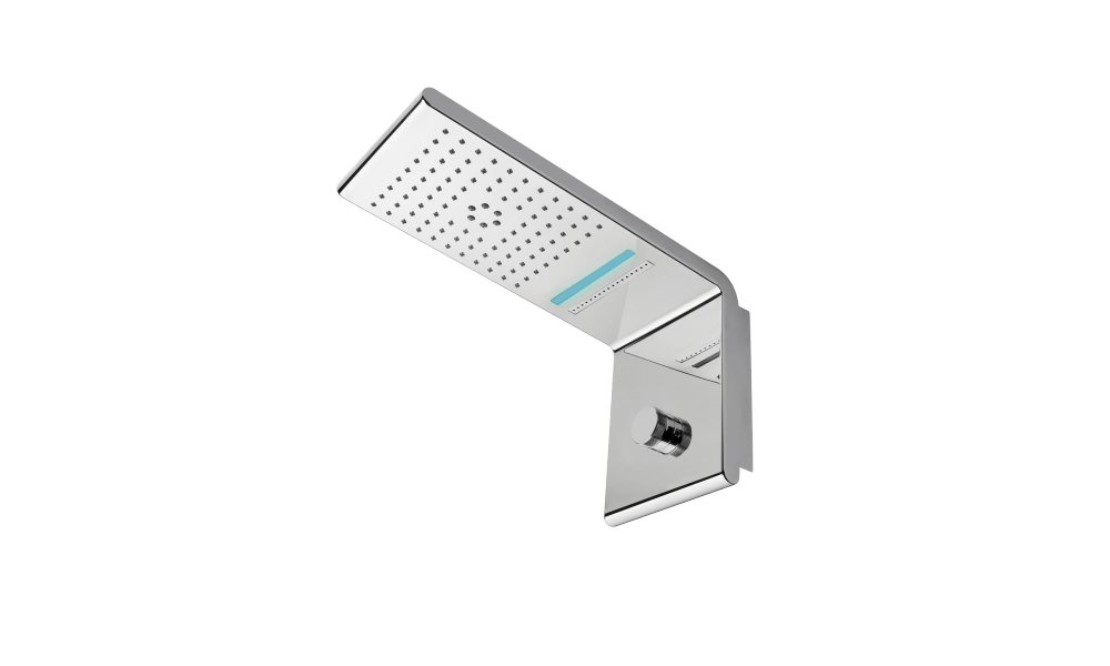 Верхний душ Bossini Syncro Neb 3 режима I00633 Хром с RGB хромотерапией
