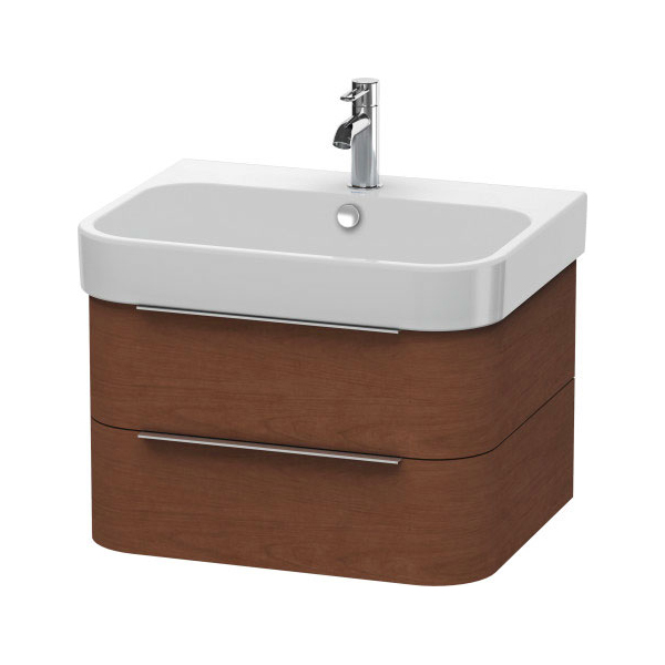 Тумба подвесная под раковину Duravit Happy D.2 H2636401313 американский орех