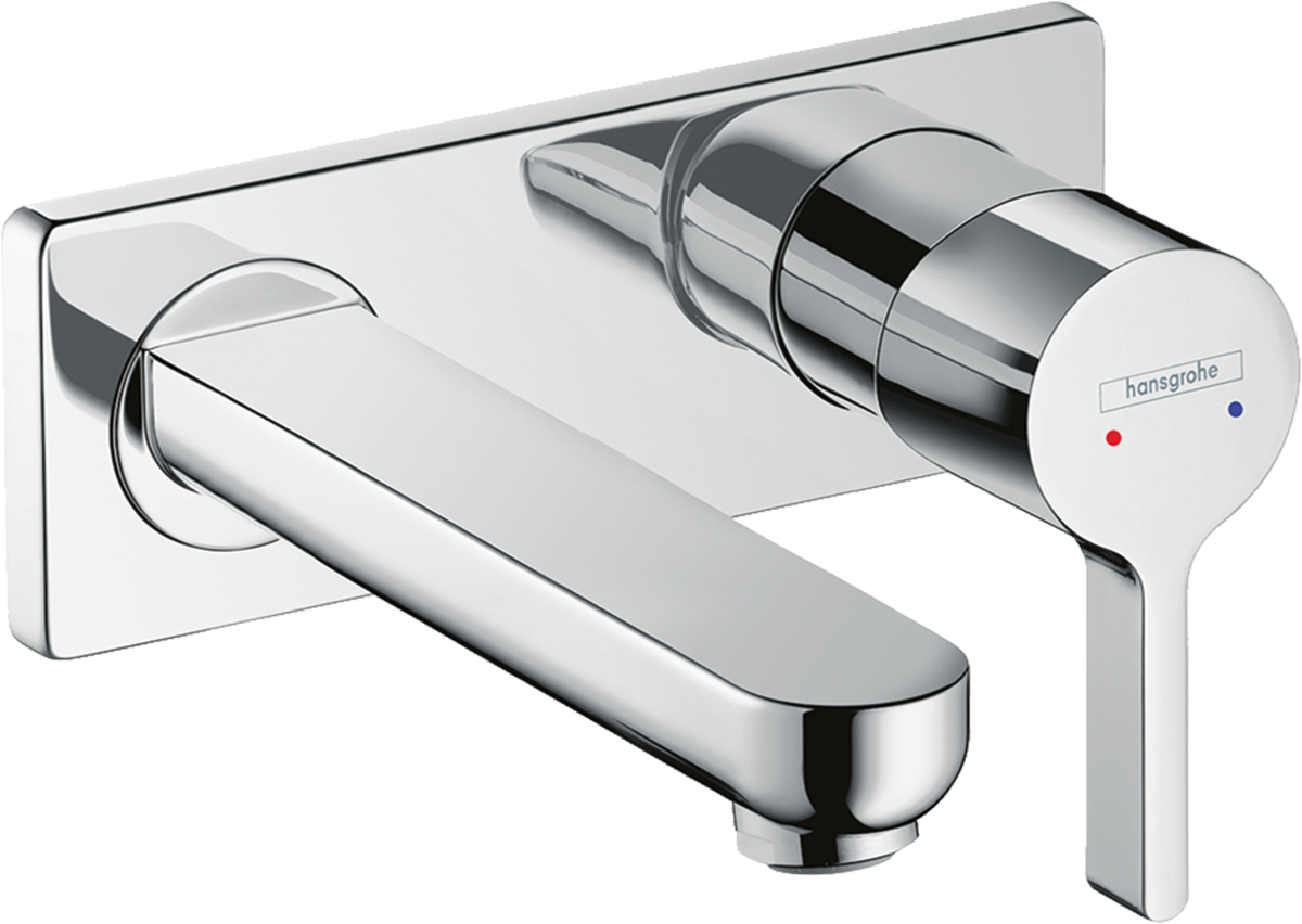 Смеситель для раковины настенный Hansgrohe Metris S 31162000 Хром