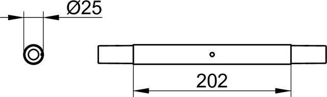 Соединительная штанга KEUCO Plan 14932 170000 алюминий серебристый анодированный