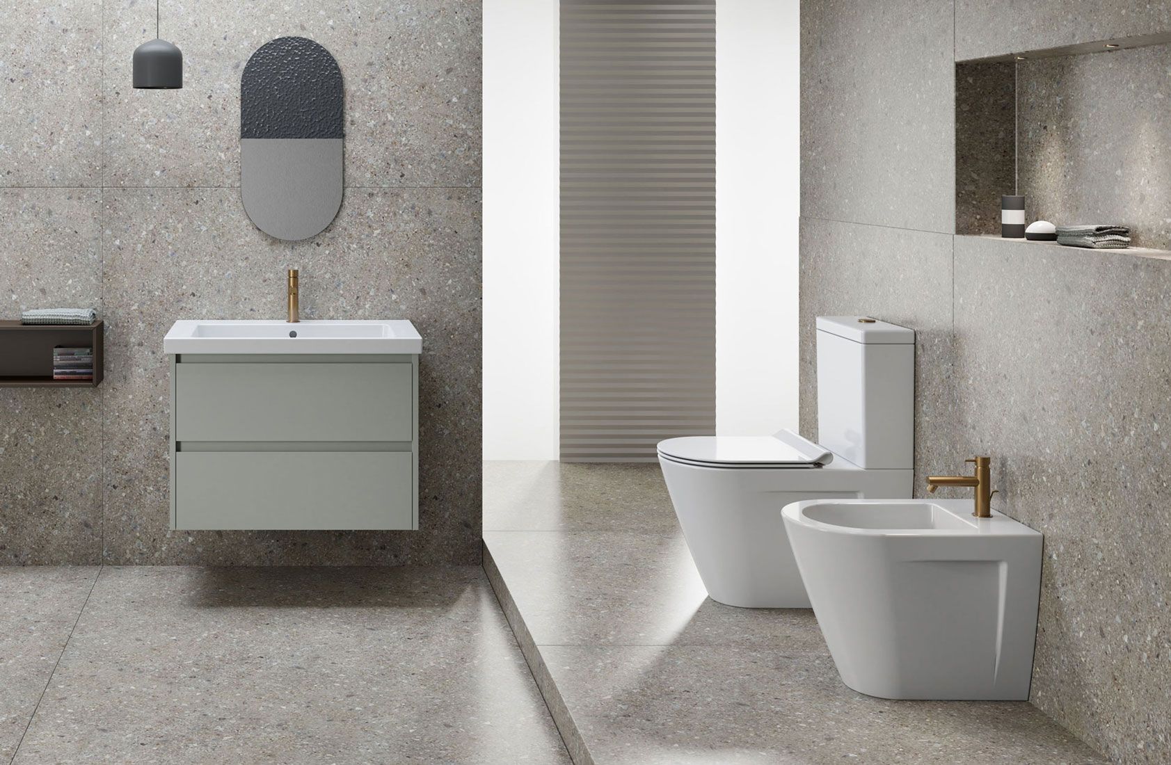 Раковина подвесная/встраиваемая GSI NORM 8634111 800 мм х 500 мм, с 1 отверстием под смеситель, с переливом, белая глянцевая