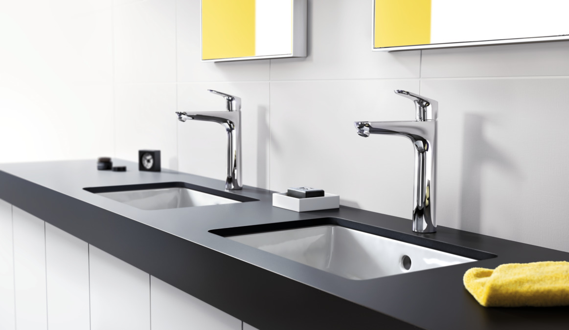 Однорычажный смеситель для раковины HANSGROHE Focus 31518000 190 мм, без донного клапана, цвет Хром