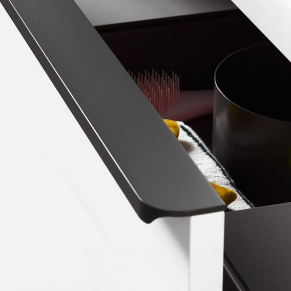 Тумба подвесная под раковину DURAVIT D-Neo DE494707575 800 мм х 550 мм, с консолью, с одним выдвижным ящиком, лён