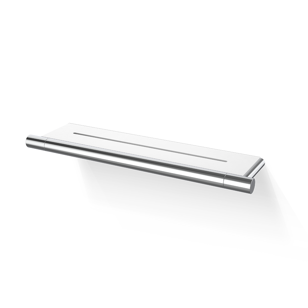 Душевая полочка   DECOR WALTHER  BAR DA  0863800   2 X 35 X 9 см, латунь/ композит Solidsurface,  цвет хром