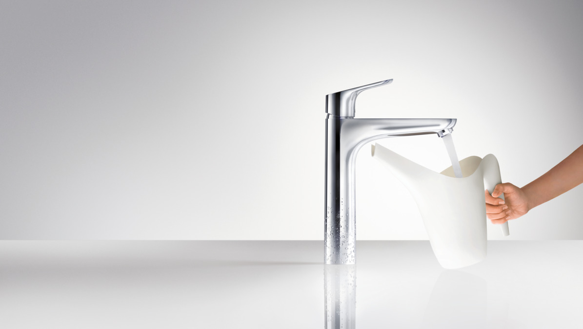 Однорычажный смеситель для раковины HANSGROHE Focus 31518000 190 мм, без донного клапана, цвет Хром